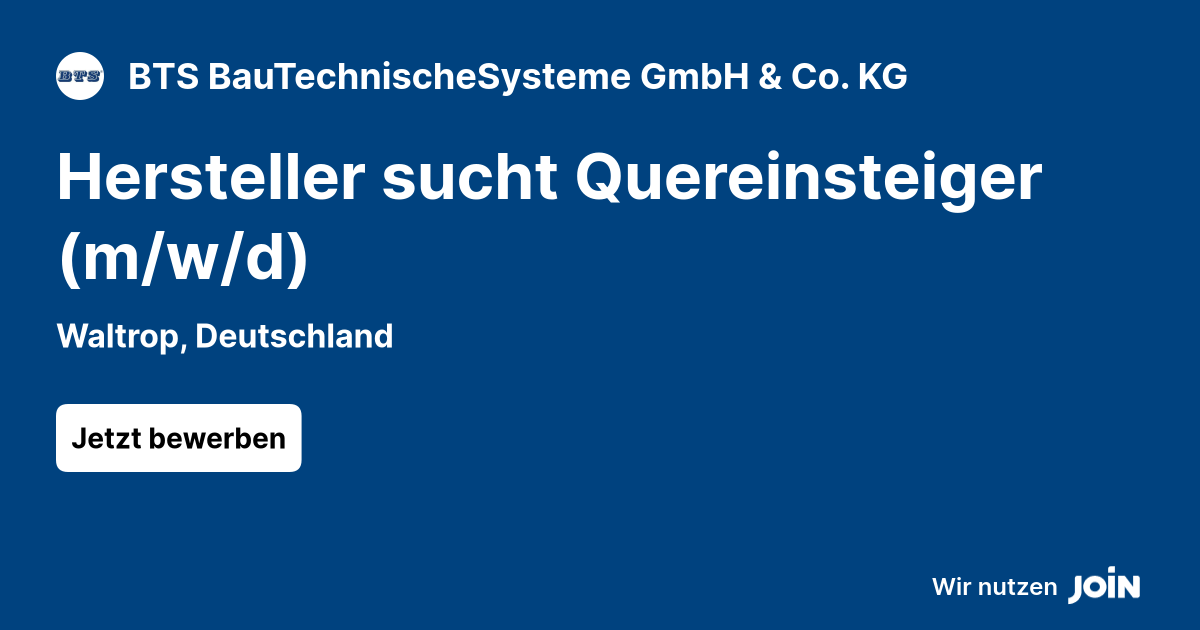 BTS BauTechnischeSysteme GmbH & Co. KG logo