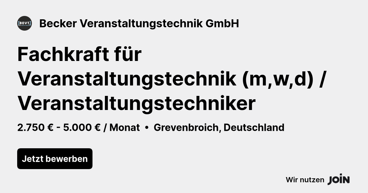 Becker Veranstaltungstechnik GmbH logo