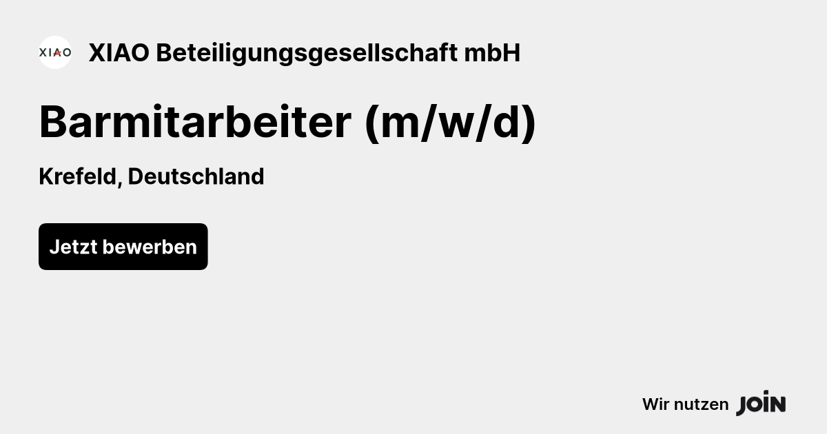 XIAO Beteiligungsgesellschaft mbH logo