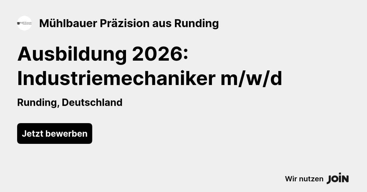 Mühlbauer Präzision aus Runding logo