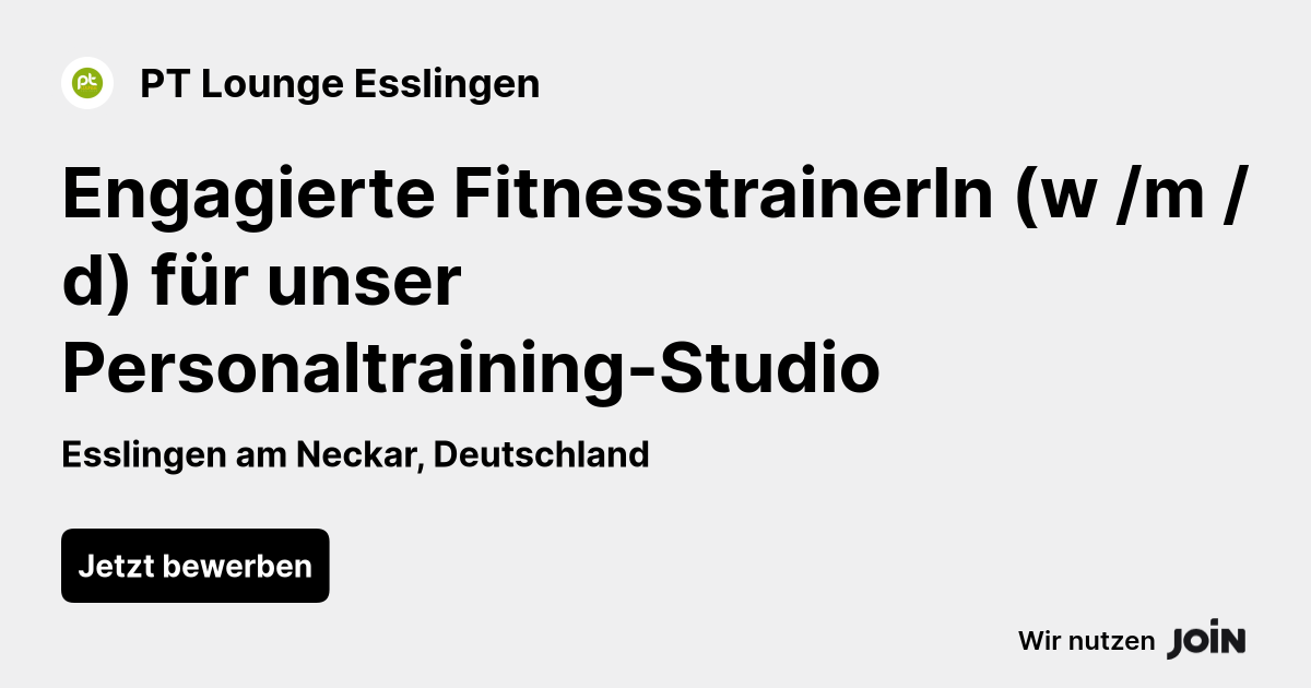 PT Lounge Esslingen logo