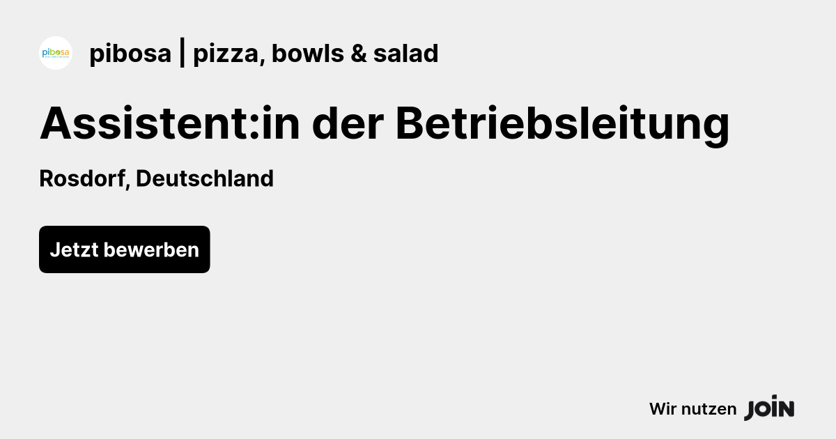 pibosa | pizza, bowls & salad logo