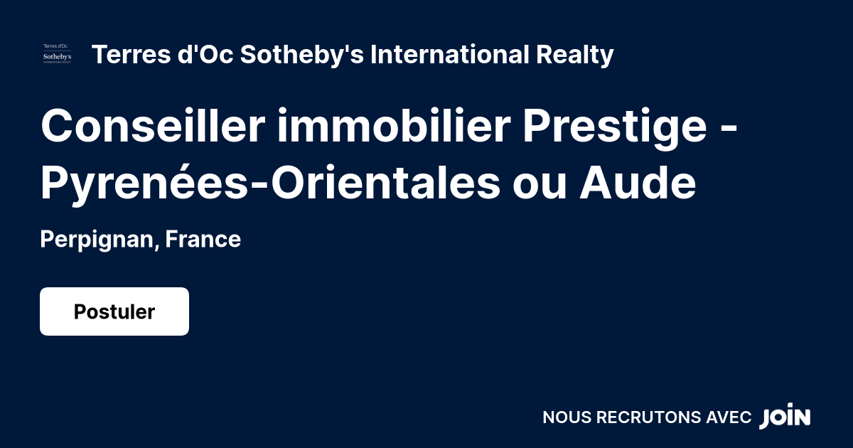 Terres d'Oc Sotheby's International Realty logo