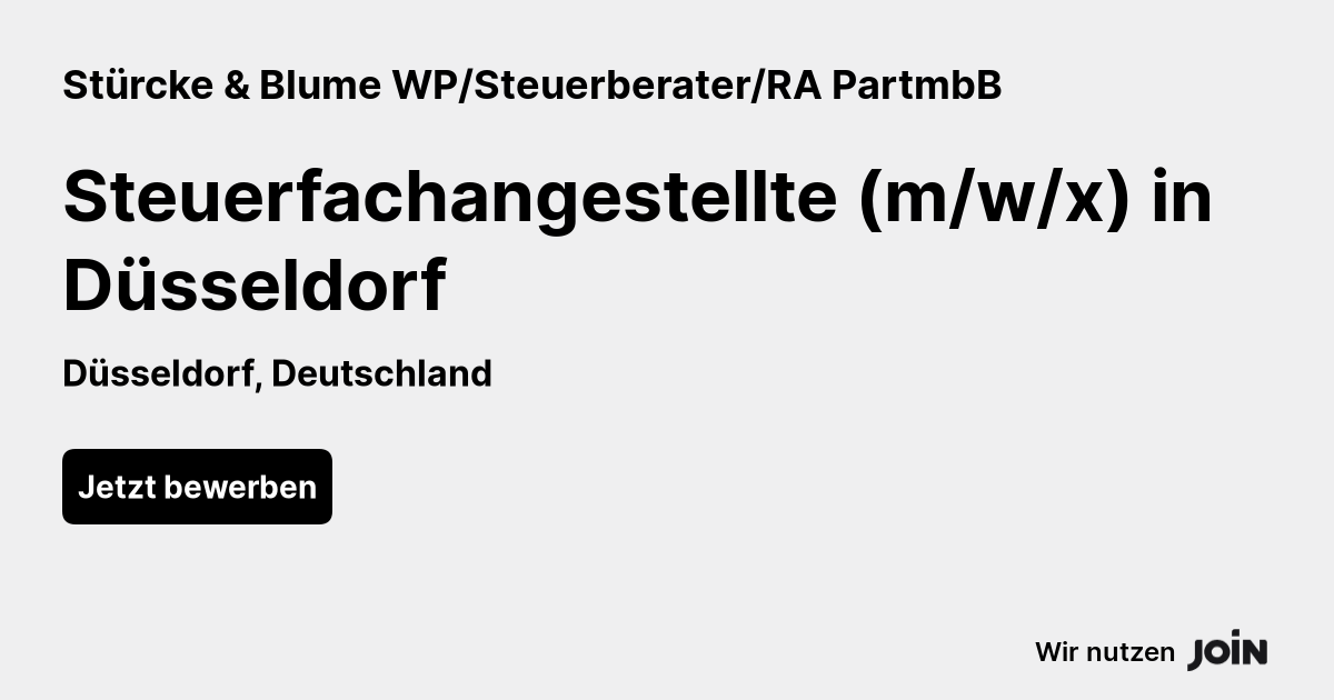 Stürcke & Blume WP/Steuerberater/RA PartmbB logo