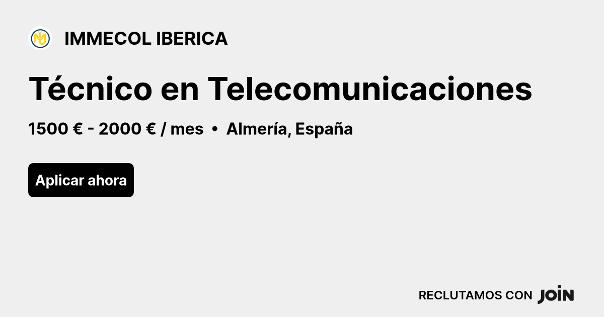 IMMECOL IBERICA logo