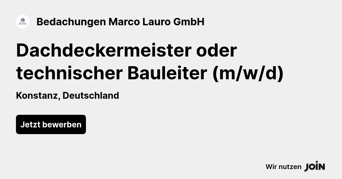 Bedachungen Marco Lauro GmbH logo