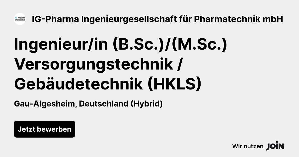 IG-Pharma Ingenieurgesellschaft für Pharmatechnik mbH logo