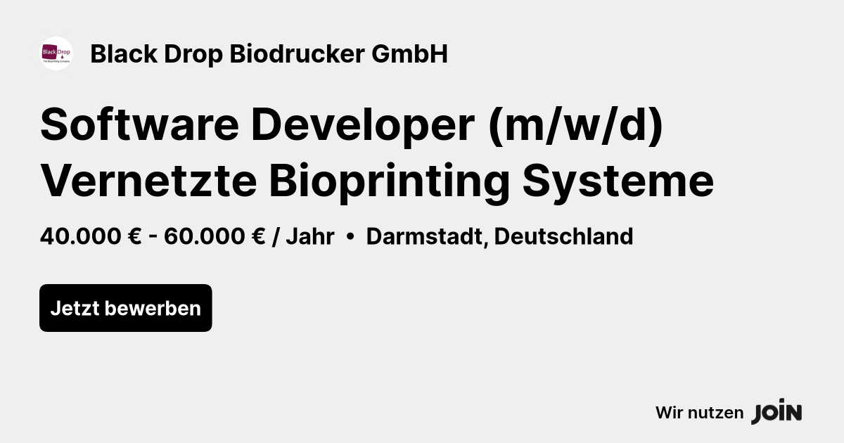 Black Drop Biodrucker GmbH logo