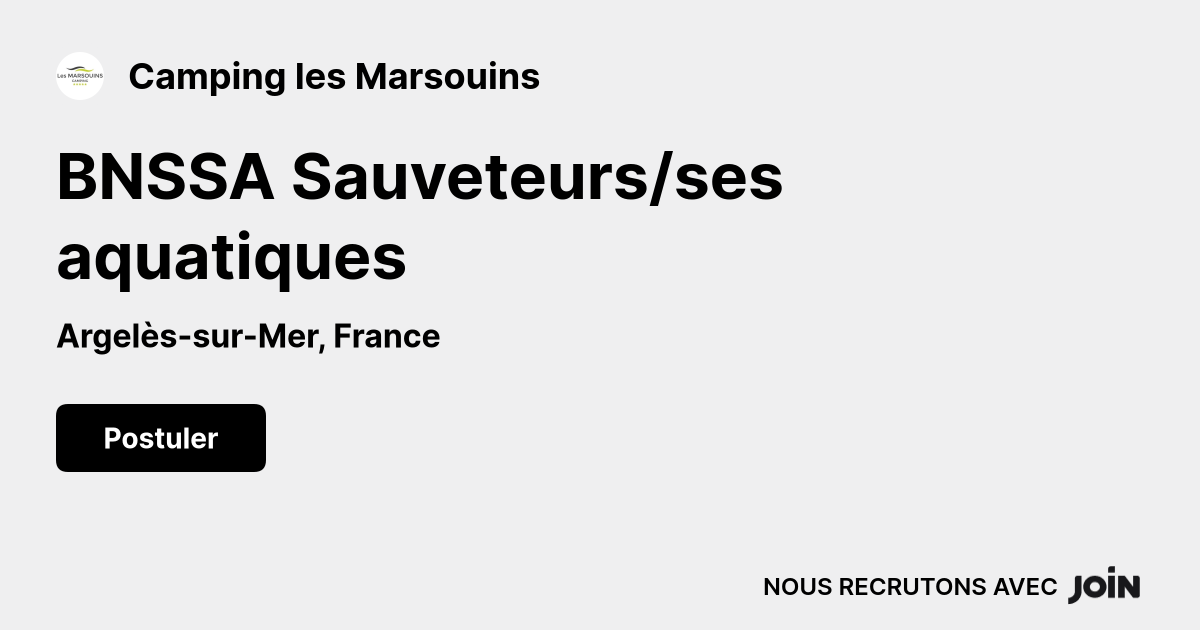 Camping les Marsouins logo