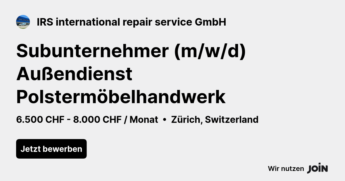 IRS international repair service GmbH logo