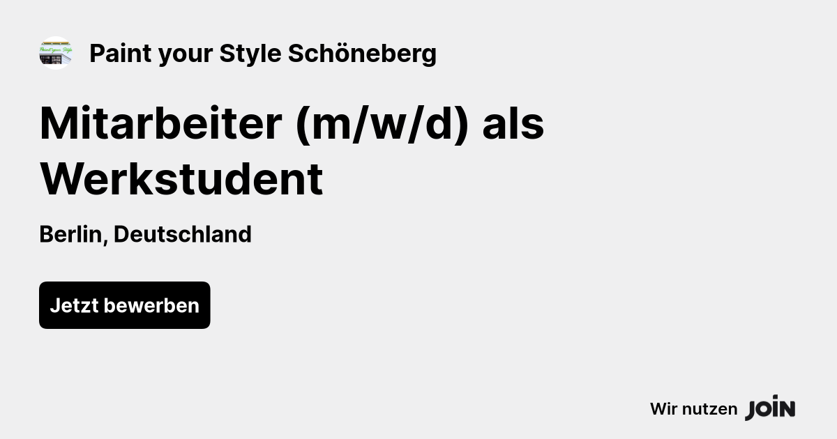 Paint your Style Schöneberg logo