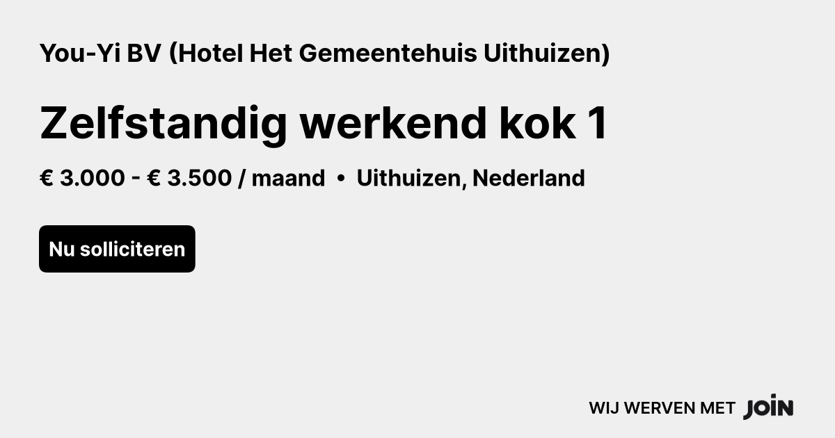 You-Yi BV (Hotel Het Gemeentehuis Uithuizen) logo
