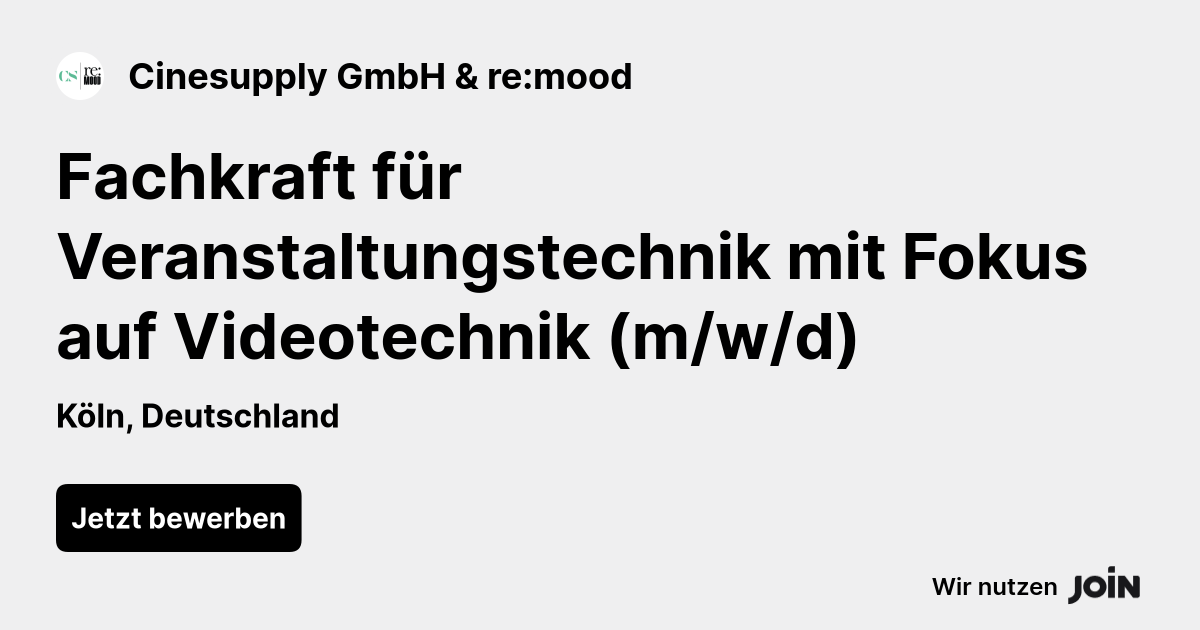 Cinesupply GmbH & re:mood logo