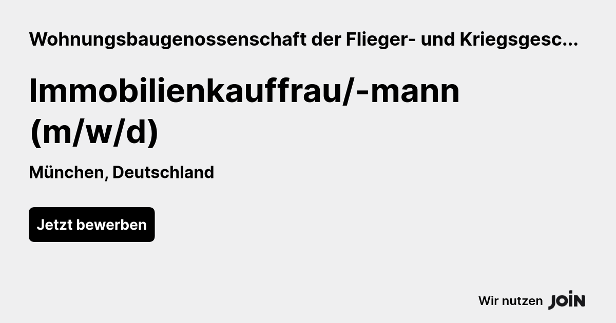 Wohnungsbaugenossenschaft der Flieger- und Kriegsgeschädigten in Bayern eG logo