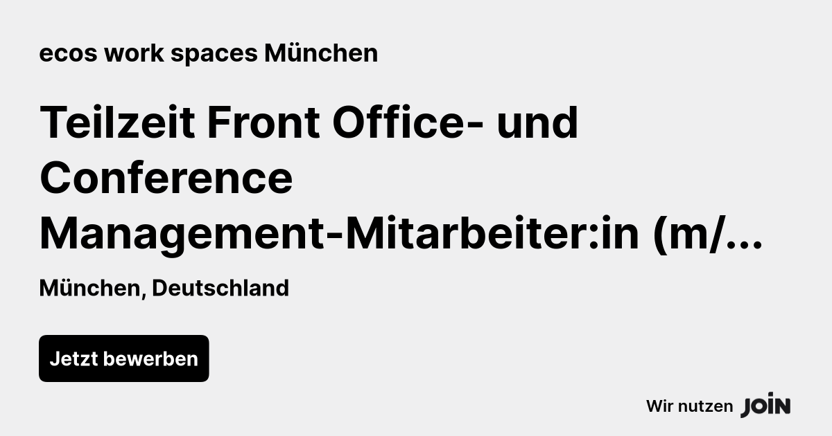 ecos work spaces München logo