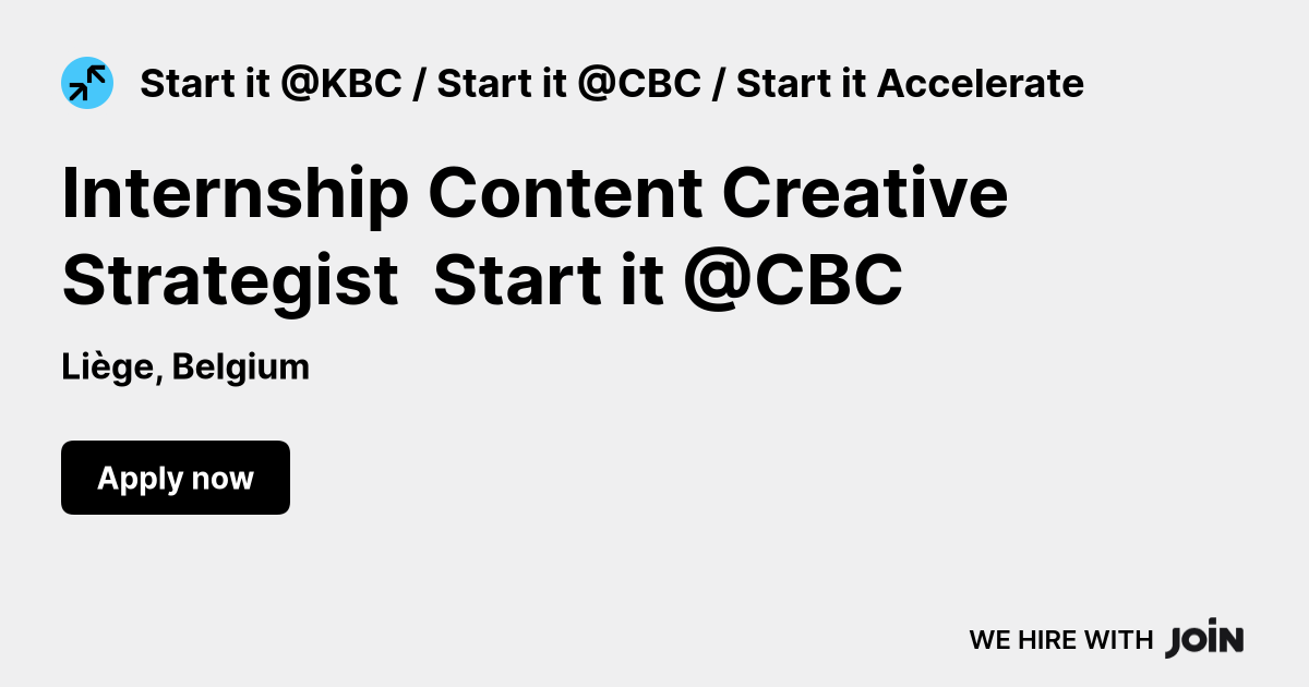 Start it @KBC / Start it @CBC / Start it Accelerate logo