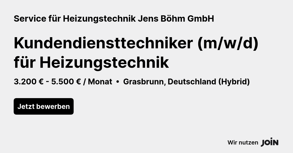 Service für Heizungstechnik Jens Böhm GmbH logo