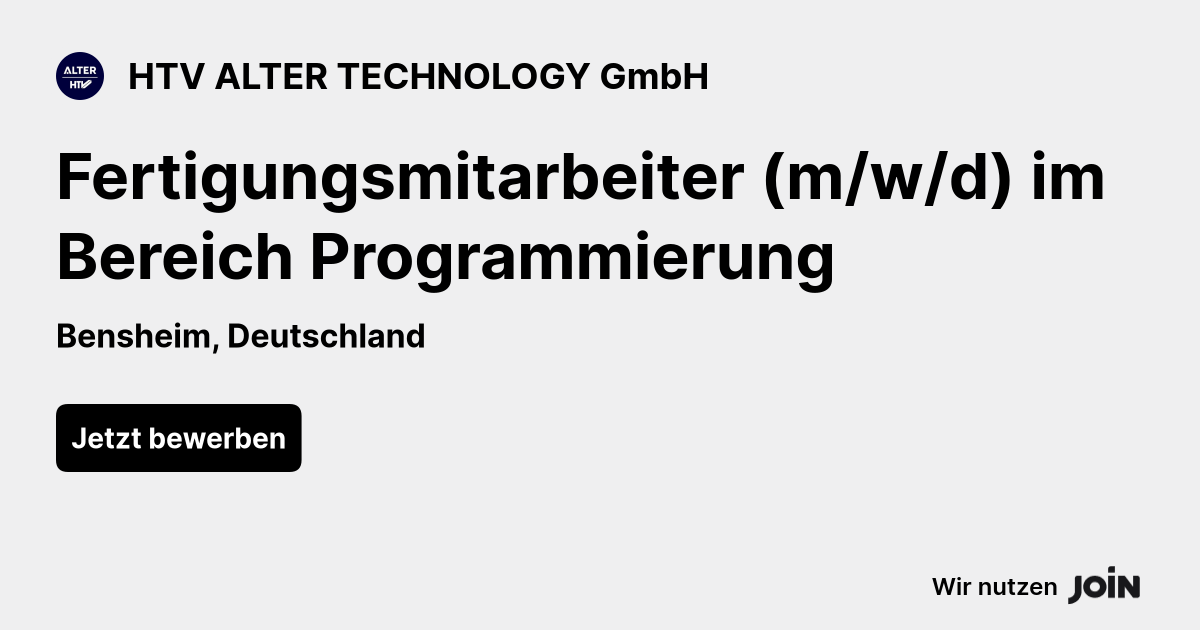HTV ALTER TECHNOLOGY GmbH logo
