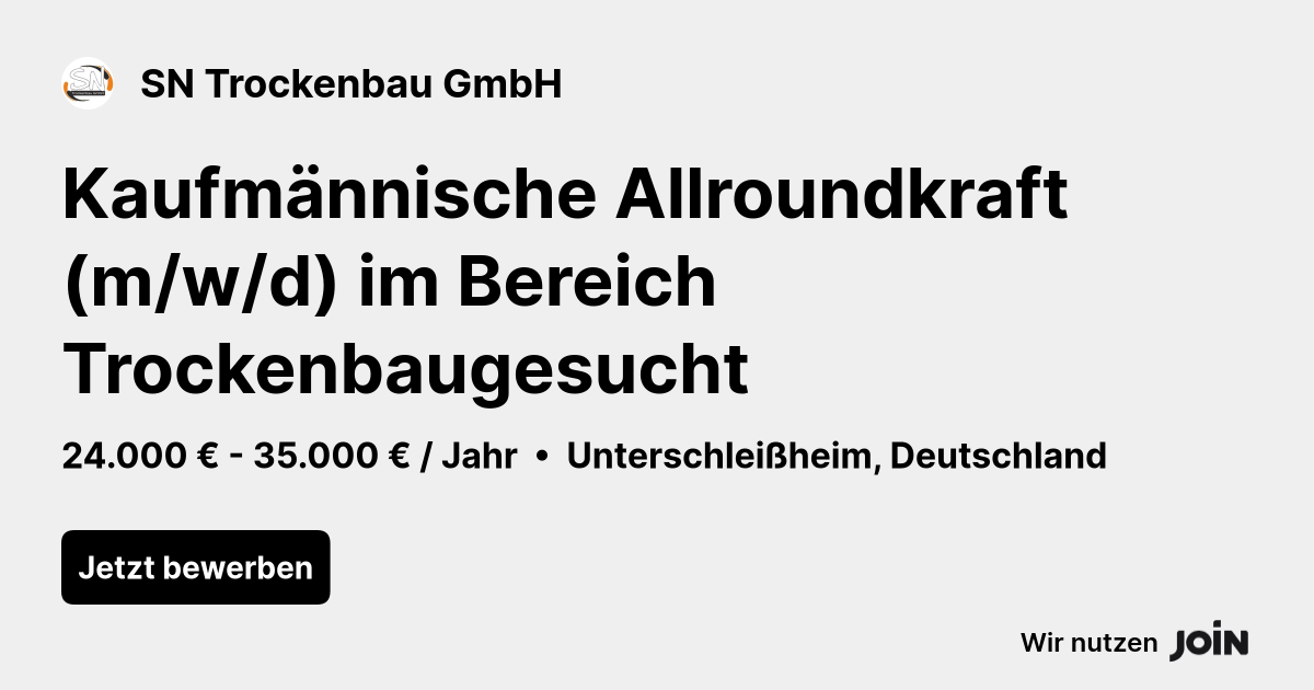 SN Trockenbau GmbH logo