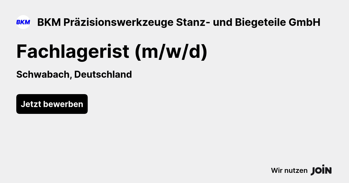 BKM Präzisionswerkzeuge Stanz- und Biegeteile GmbH logo