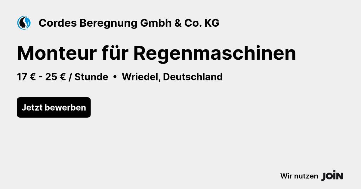 Cordes Beregnung Gmbh & Co. KG logo