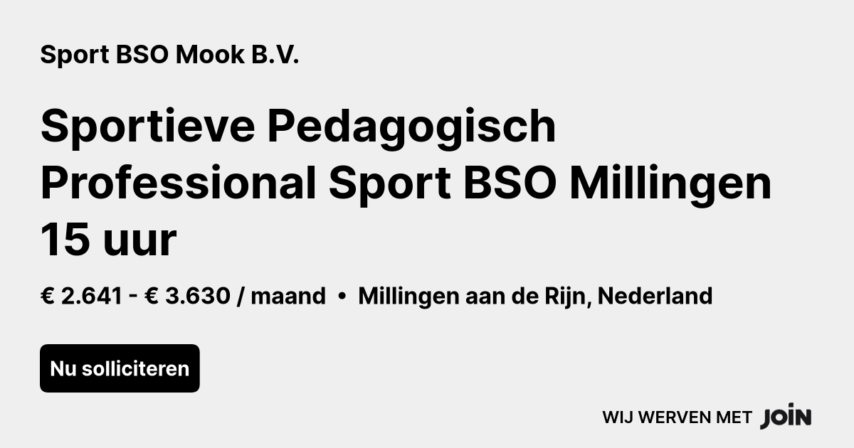 Sport BSO Mook B.V. logo