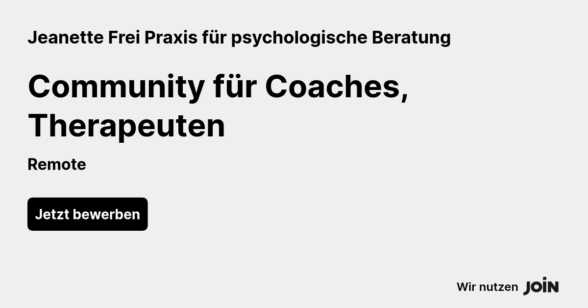 Jeanette Frei Praxis für psychologische Beratung logo