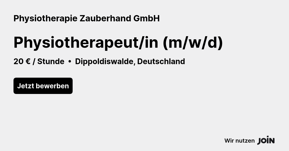 Physiotherapie Zauberhand GmbH logo