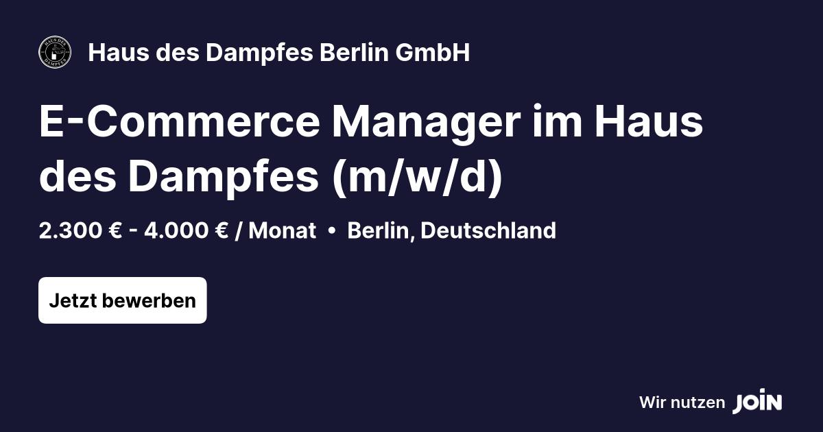 Haus des Dampfes Berlin GmbH logo