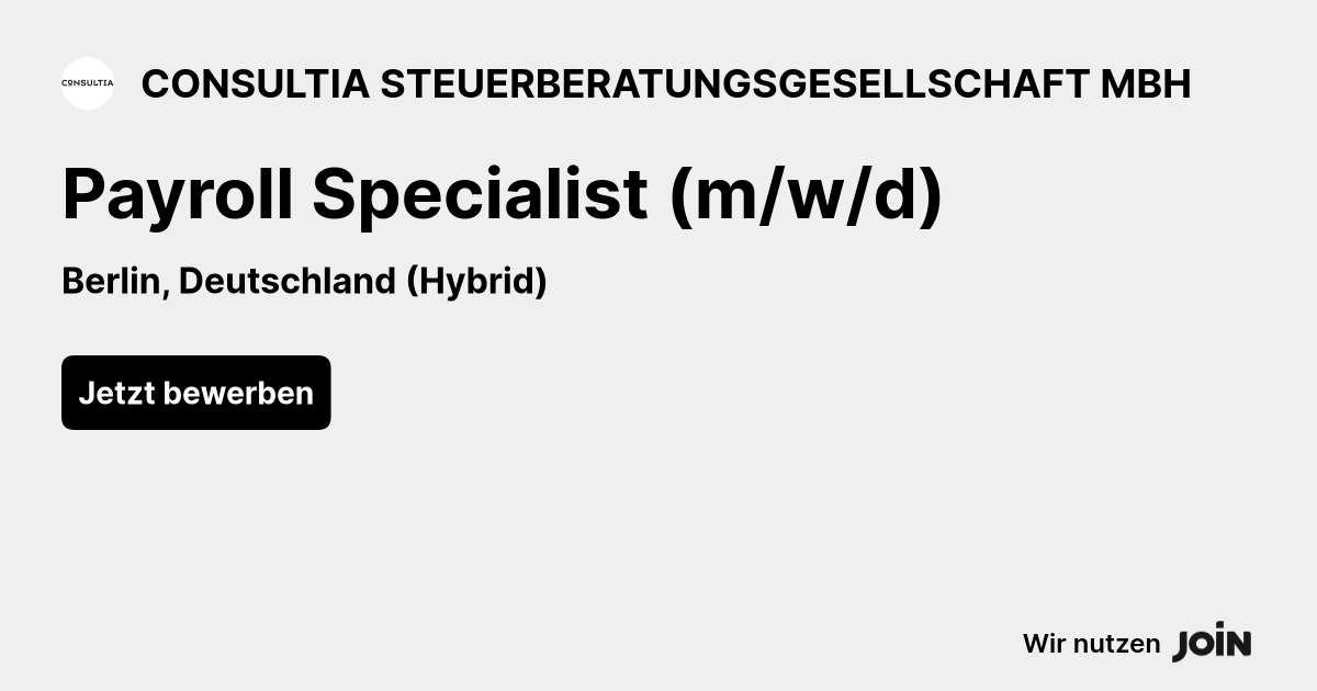 CONSULTIA STEUERBERATUNGSGESELLSCHAFT MBH logo