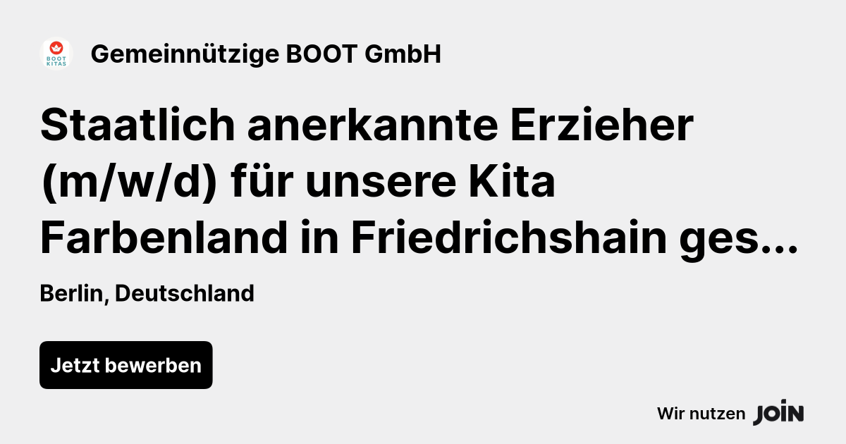 Gemeinnützige BOOT GmbH logo