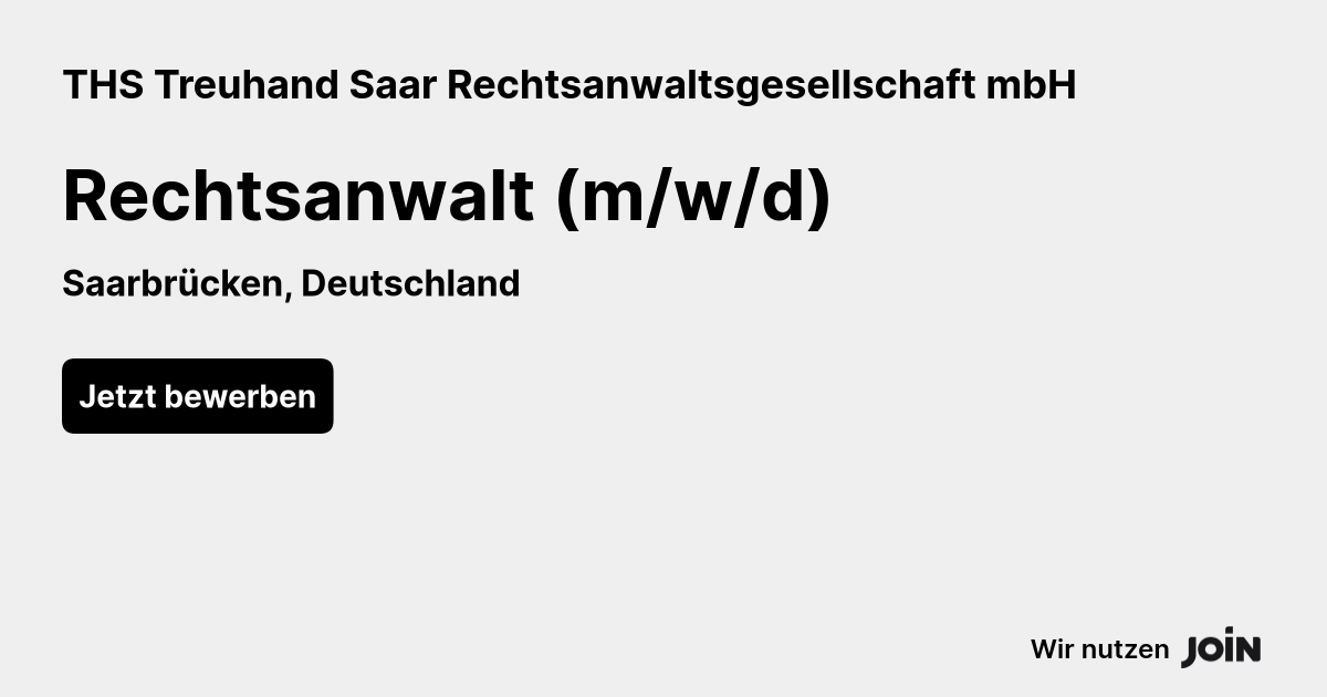 THS Treuhand Saar Rechtsanwaltsgesellschaft mbH logo