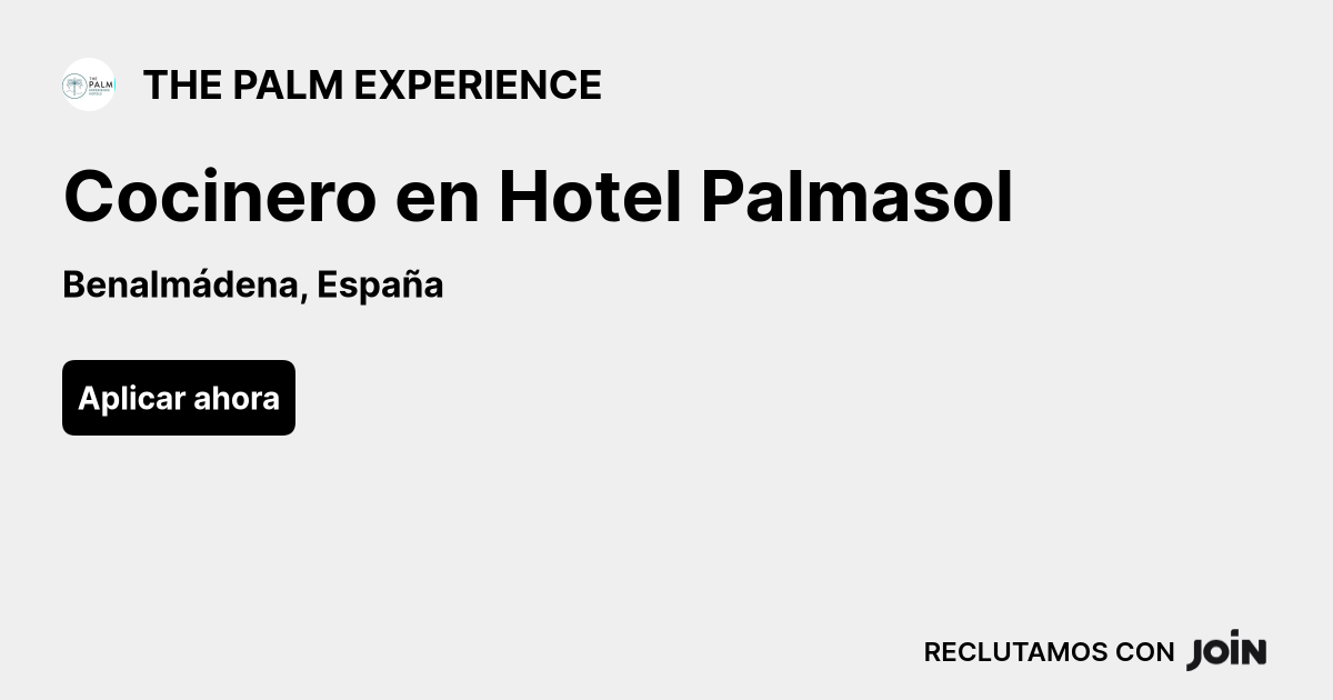 THE PALM EXPERIENCE logo