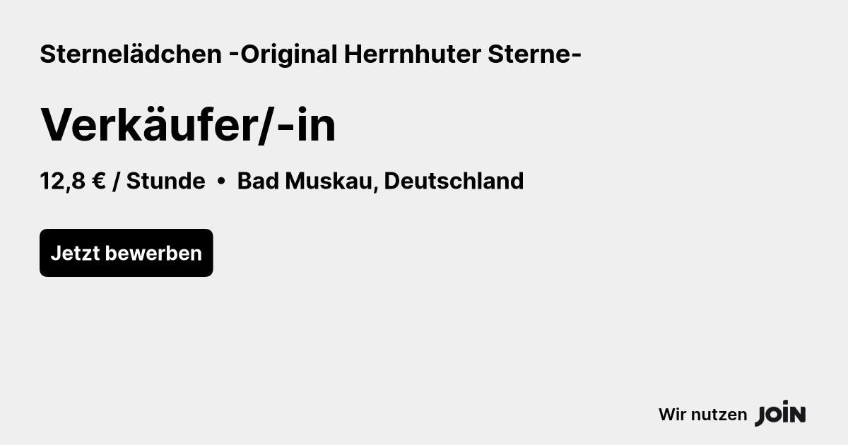 Sternelädchen -Original Herrnhuter Sterne- logo