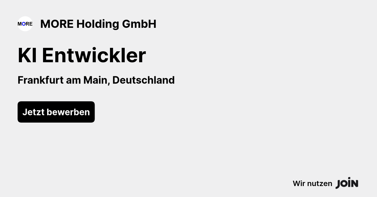 MORE Holding GmbH logo