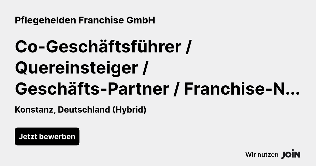 Pflegehelden Franchise GmbH logo