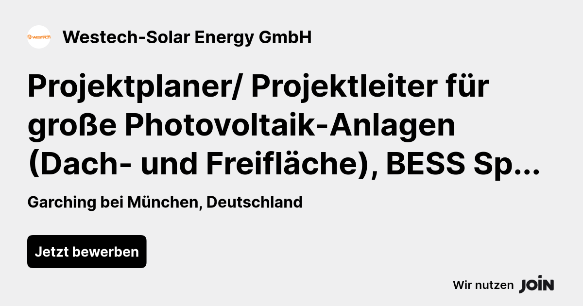 Westech-Solar Energy GmbH logo