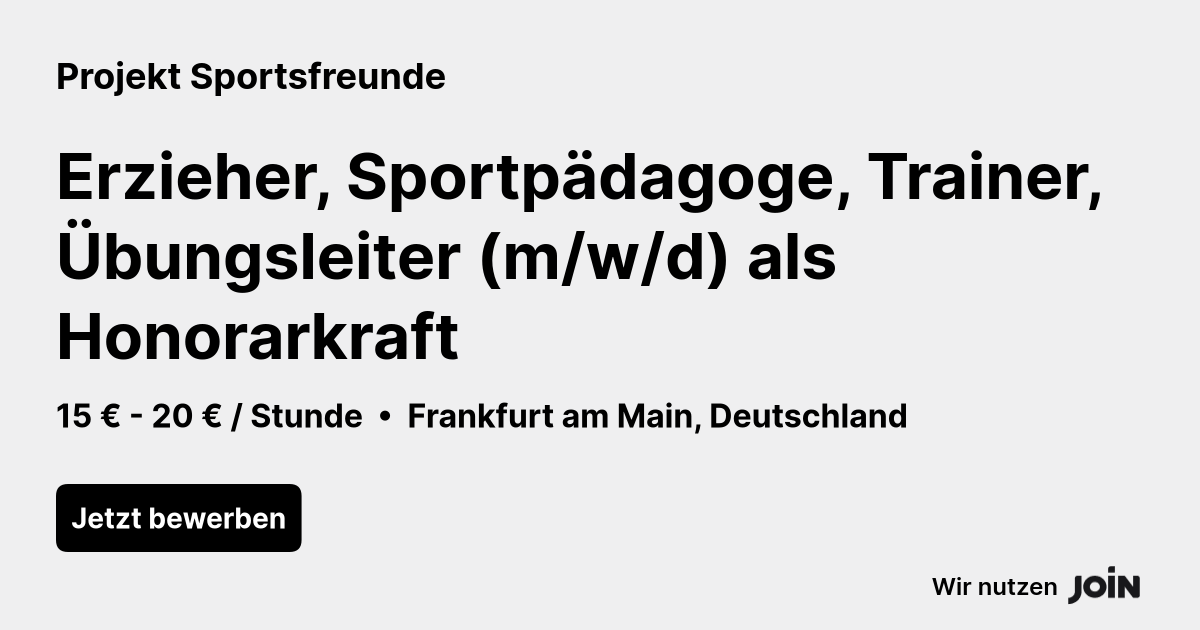 Projekt Sportsfreunde logo