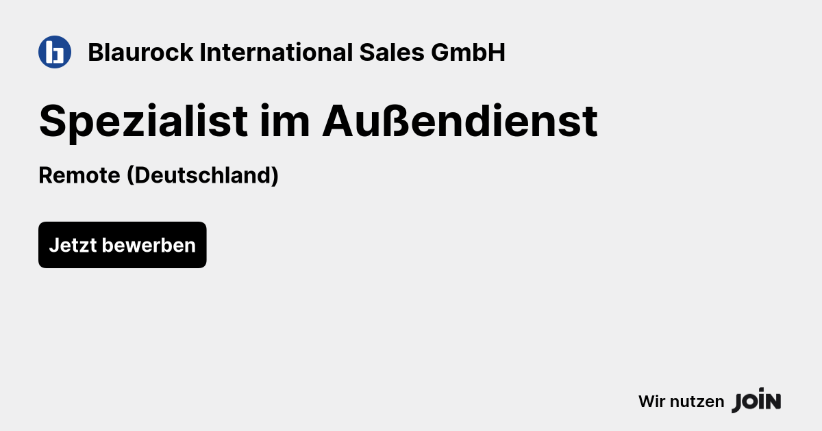 Blaurock International Sales GmbH logo