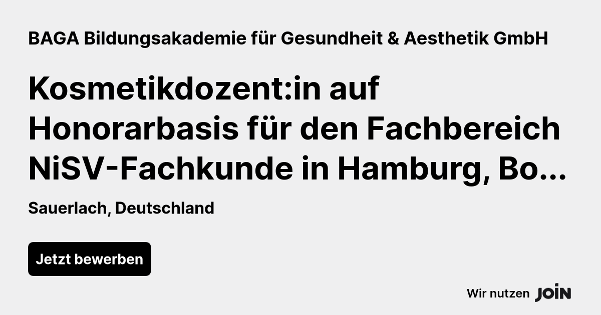 BAGA Bildungsakademie für Gesundheit & Aesthetik GmbH logo