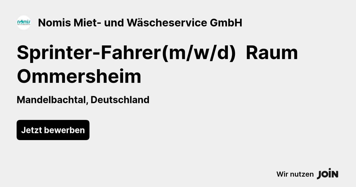 Nomis Miet- und Wäscheservice GmbH logo