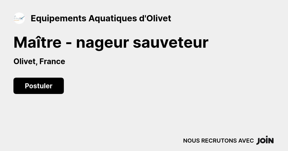 Equipements Aquatiques d'Olivet logo