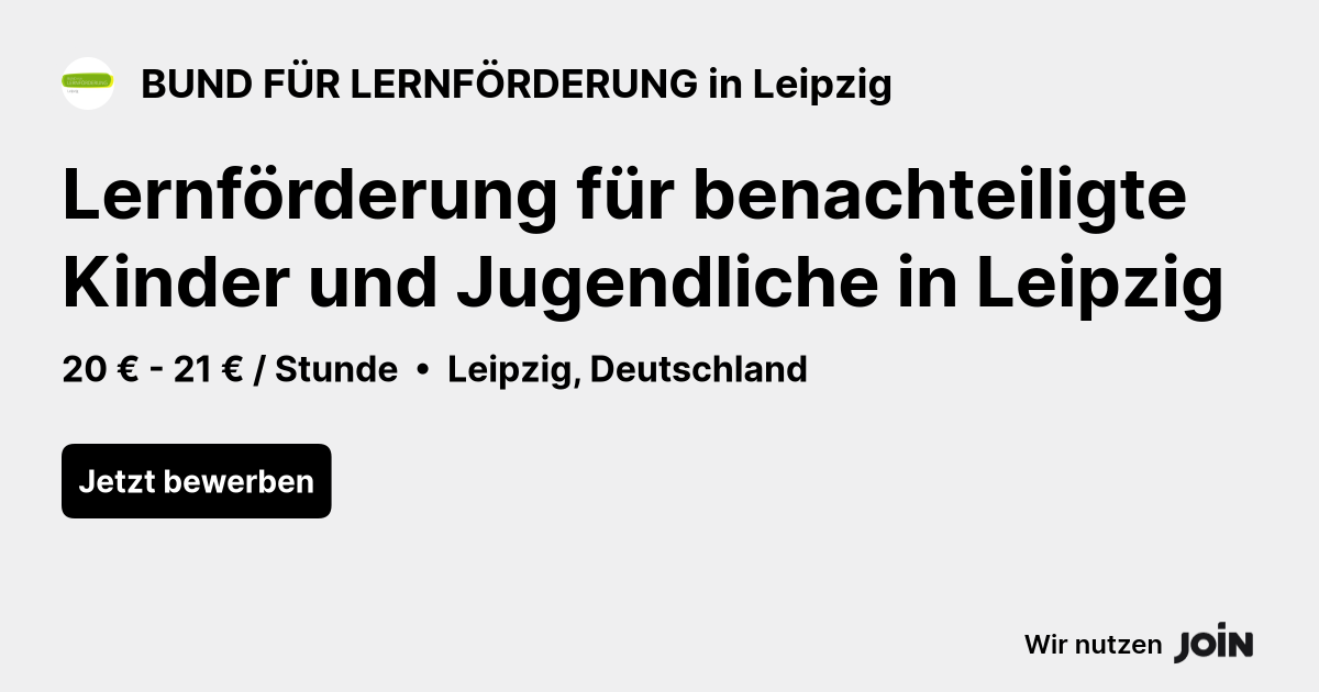 BUND FÜR LERNFÖRDERUNG in Leipzig logo