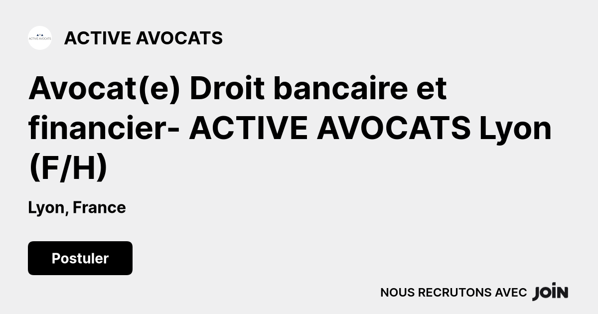 Active Avocats logo