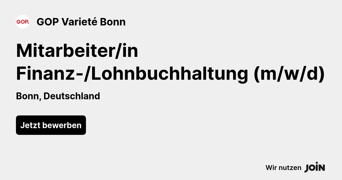 GOP Varieté Bonn logo