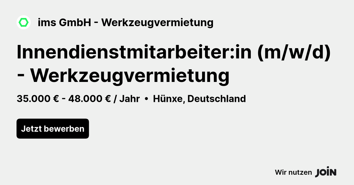 ims GmbH - Werkzeugvermietung logo