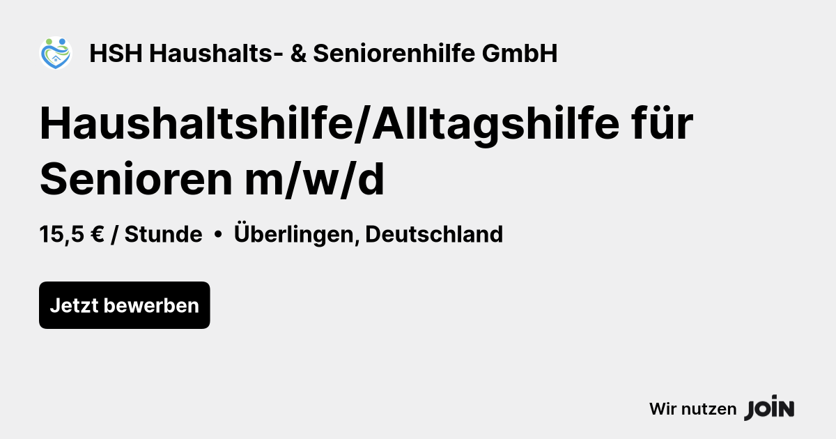 HSH Haushalts- & Seniorenhilfe GmbH logo