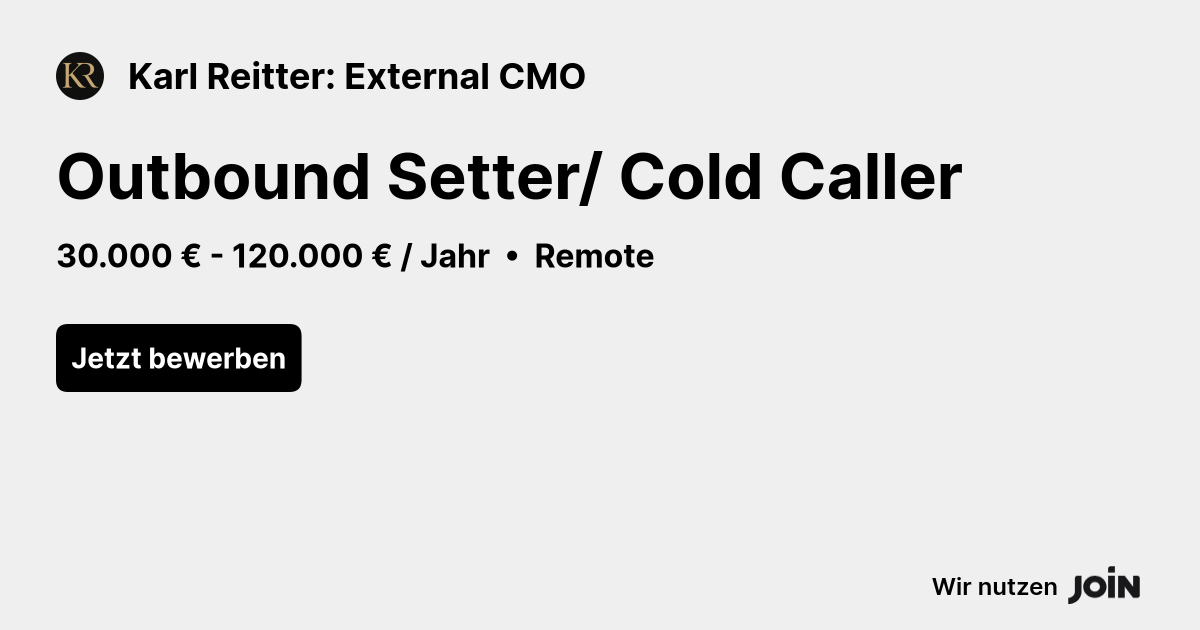 Karl Reitter: External CMO logo