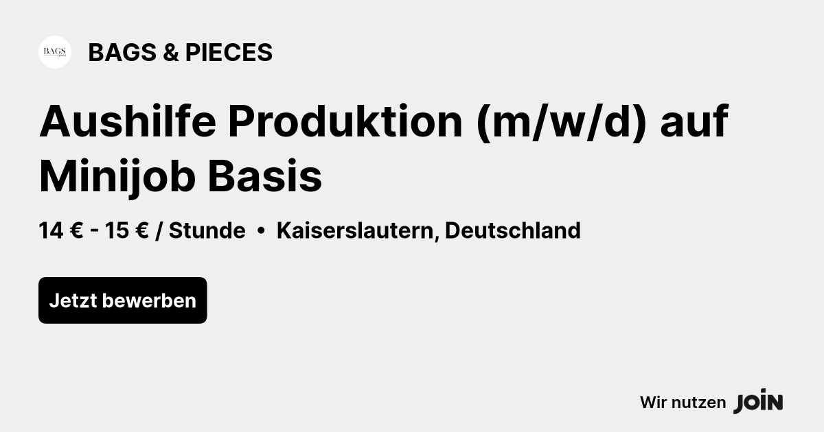 BAGS & PIECES logo