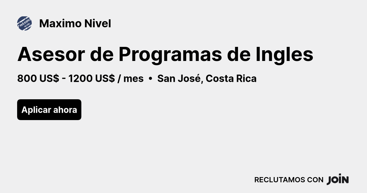 Maximo Nivel logo